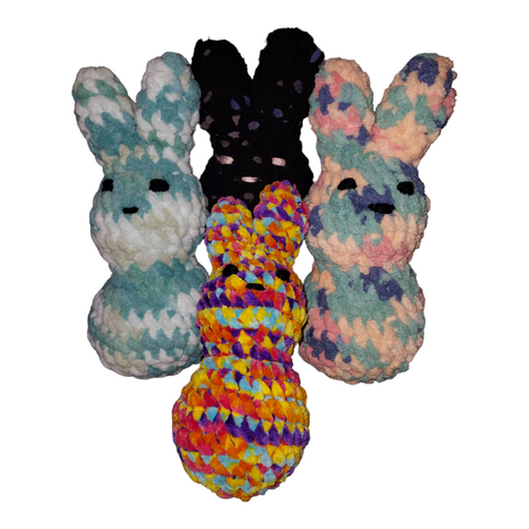 Crochet peep bunny