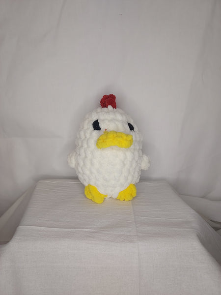 Crochet chicken plushie